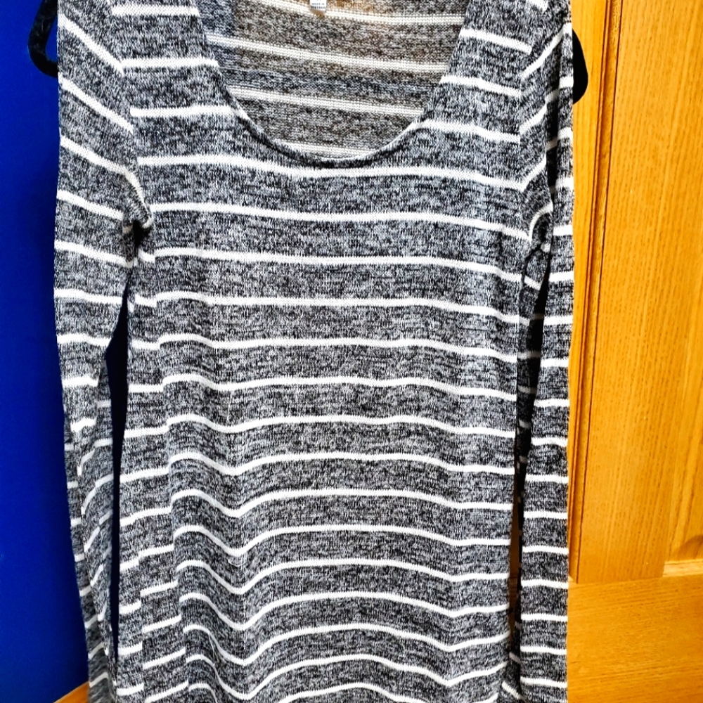 Grey stripped tunic-small